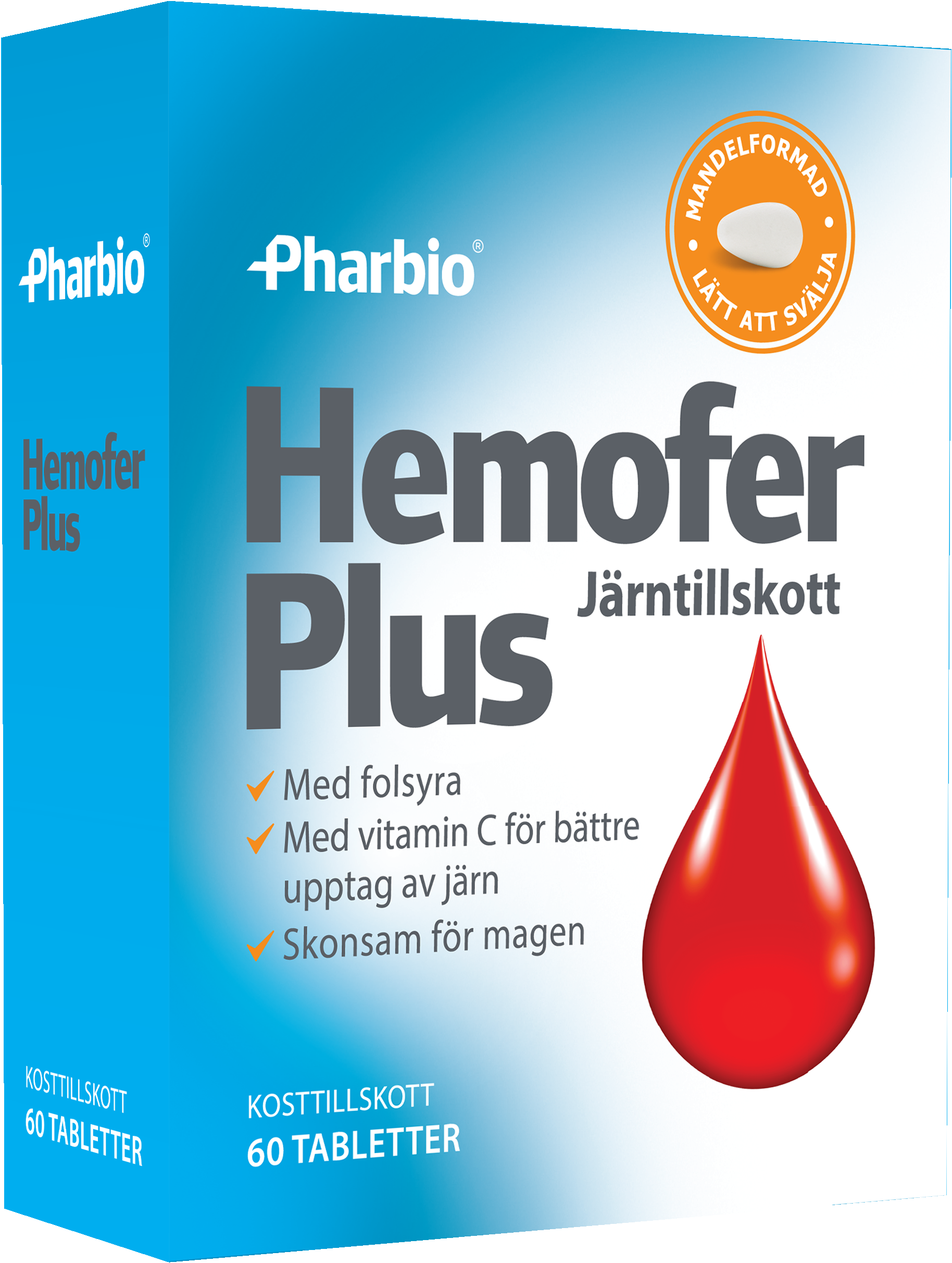 Pharbio Hemofer Plus 60 tabletter