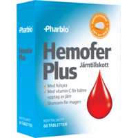 Pharbio Hemofer Plus 60 tabletter
