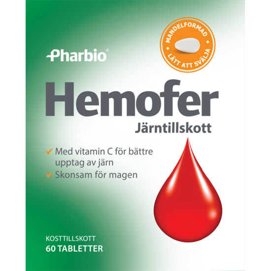Hemofer Järn 60 tabletter