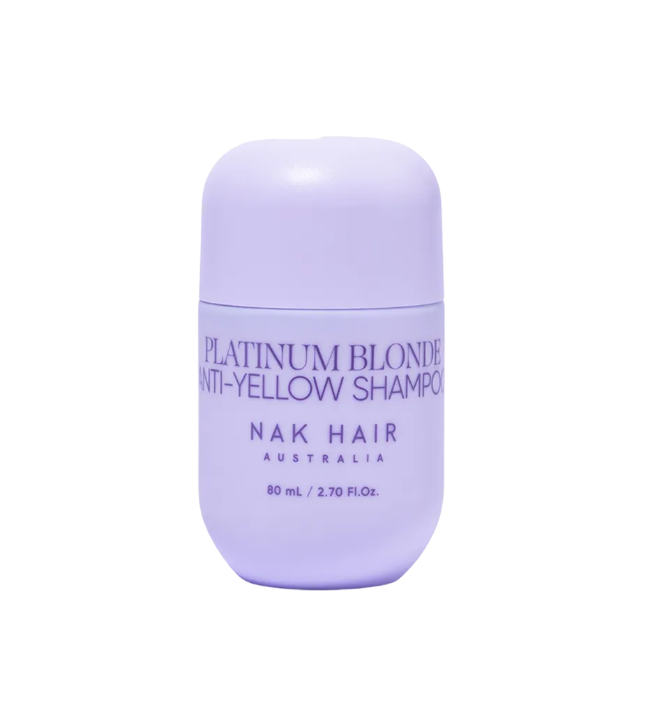 NAK Hair Platinum Blonde Anti-Yellow Shampoo 80 ml