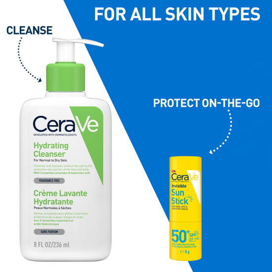 CeraVe Invisible Sun Stick SPF50+ 8 g
