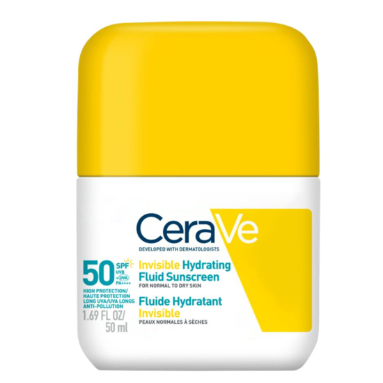 CeraVe Invisible Hydrating Fluid Sunscreen SPF50 50 ml