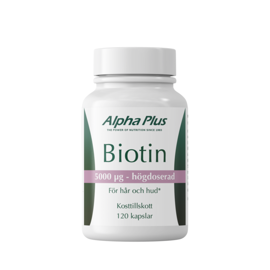 Alpha Plus Biotin 120 kapslar