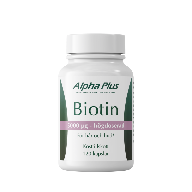 Alpha Plus Biotin 120 kapslar