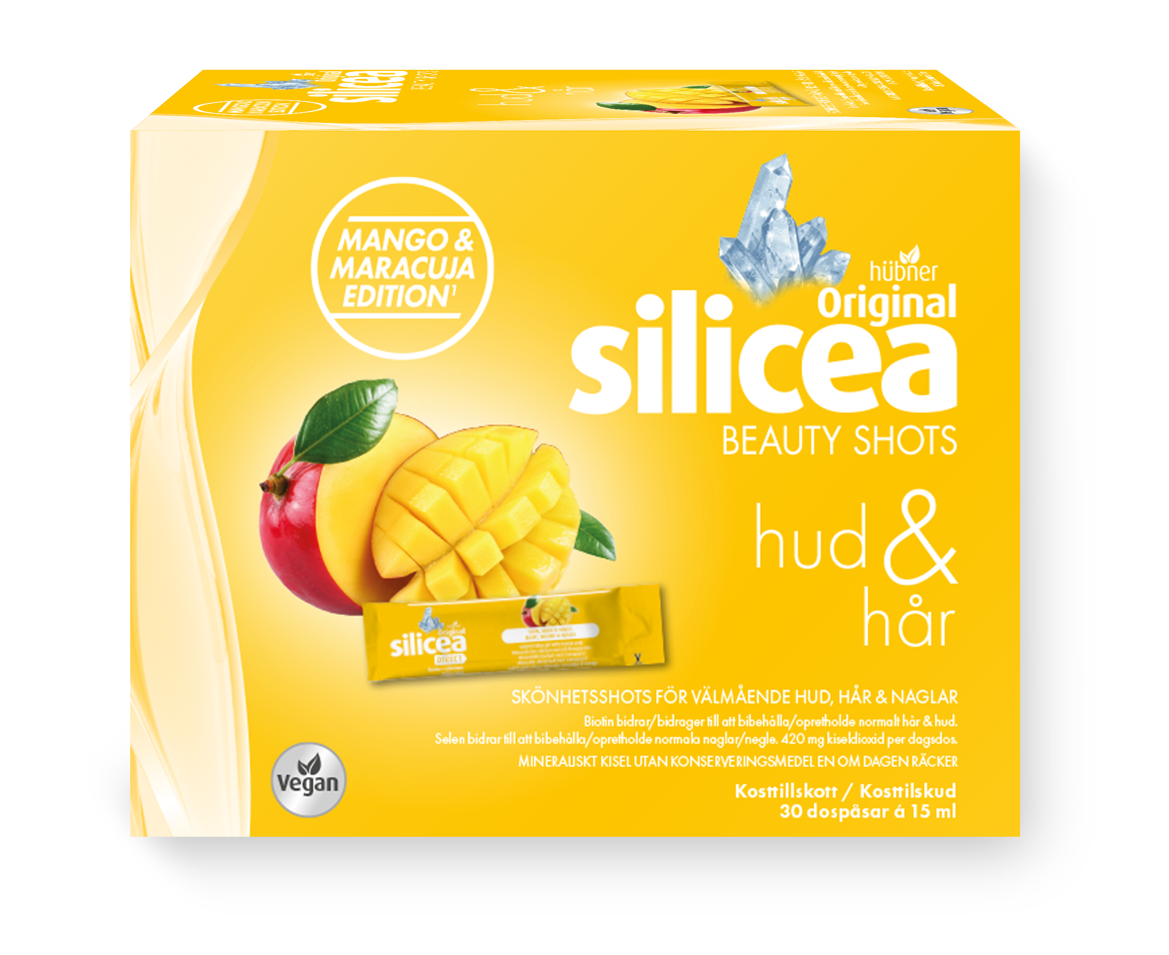Original Silicea Beauty Shots Mango 30 dospåsar x 15 ml