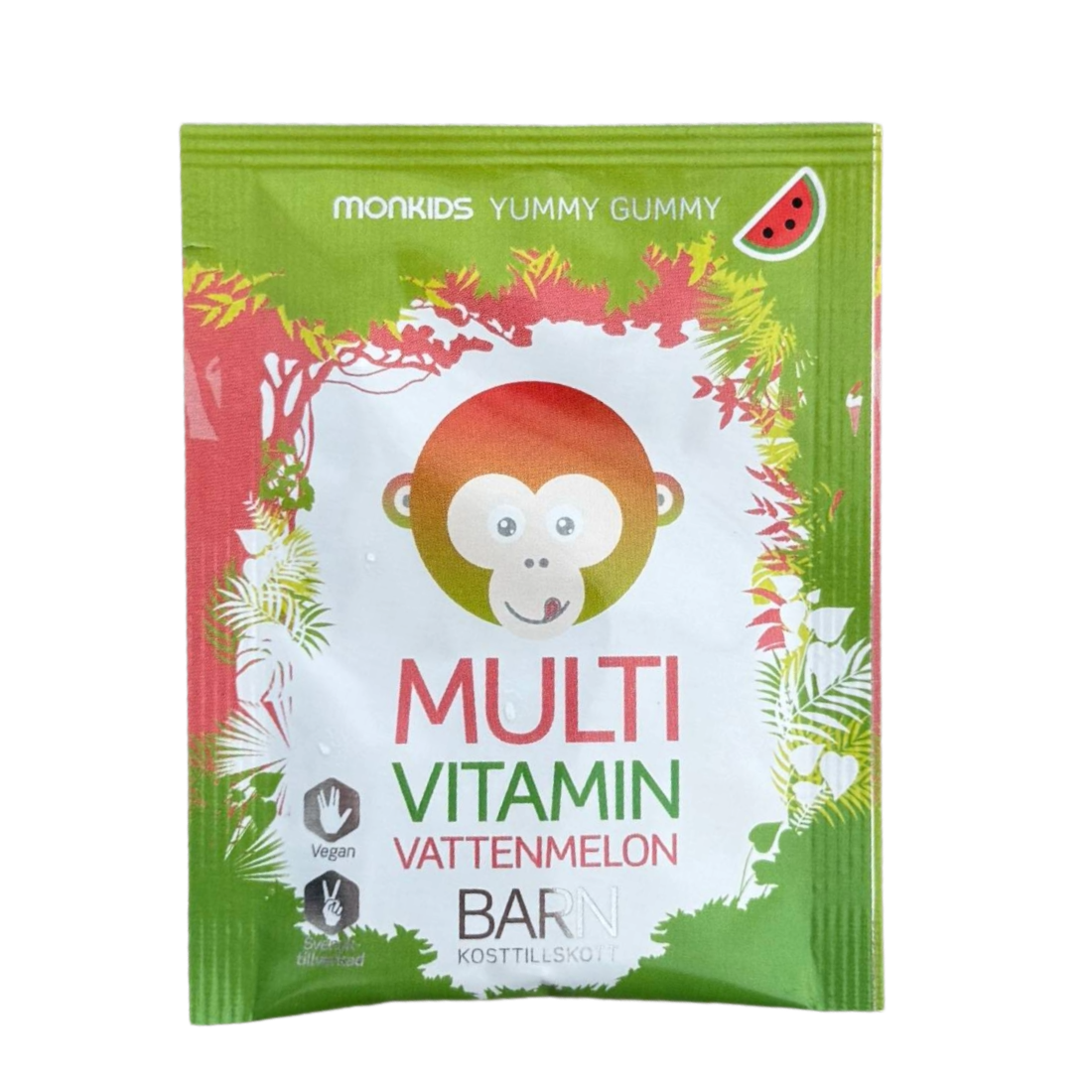 Monkids Multivitamin Barn Vattenmelon Smakprov 2 Gummies