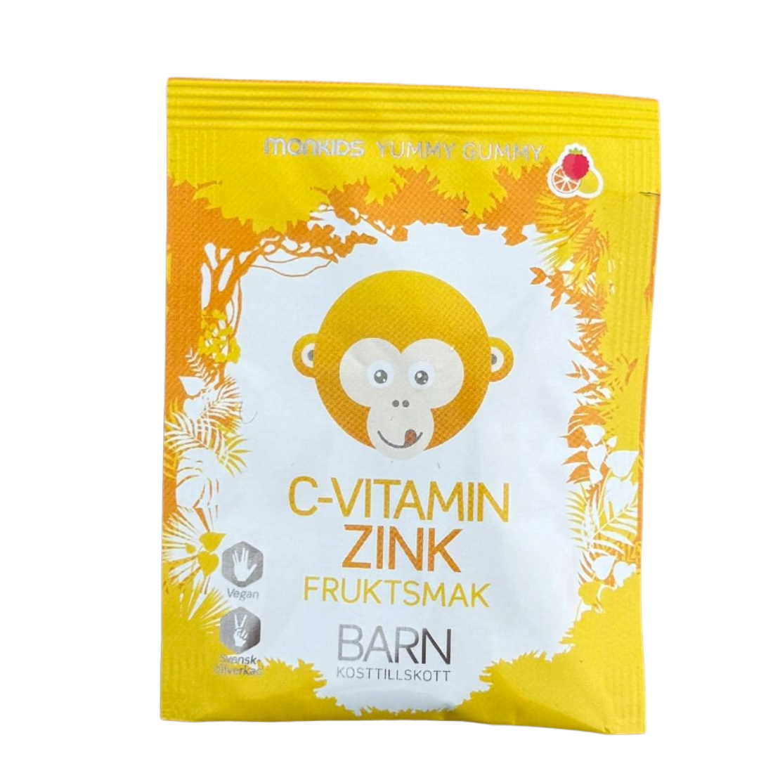 Monkids C-Vitamin Zink Barn Fruktsmak 2 Gummies