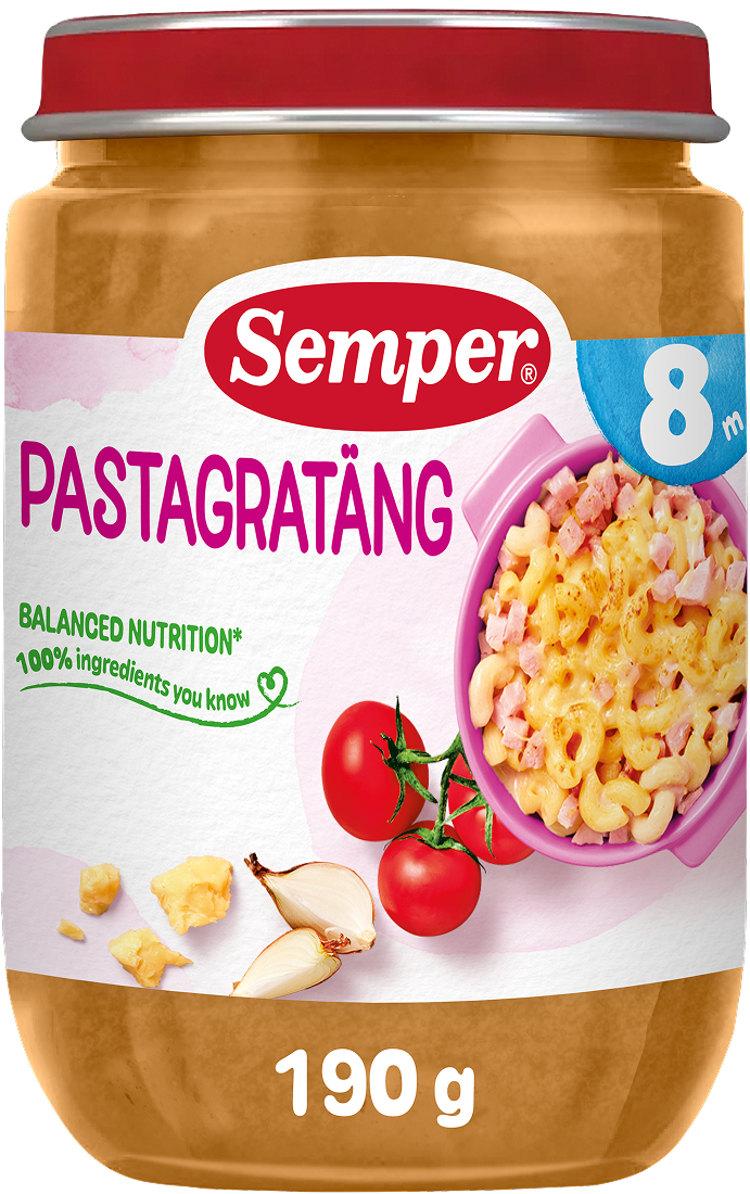 Semper Pastagratäng 8 månader 190 g 