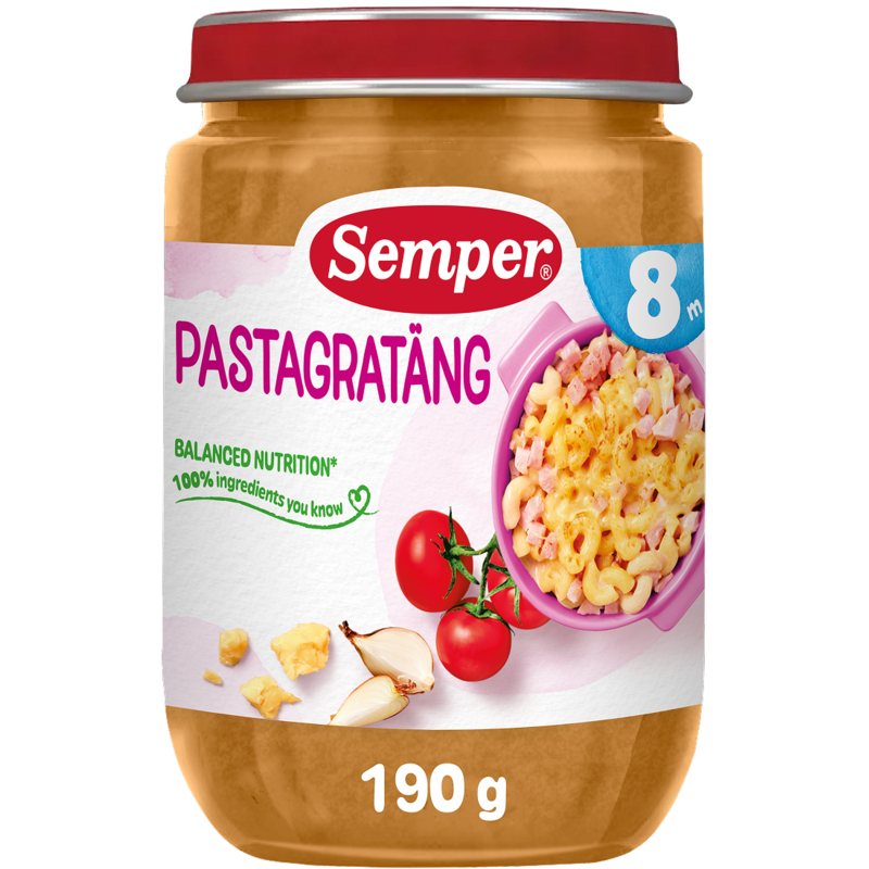 Semper Pastagratäng 8 månader 190 g