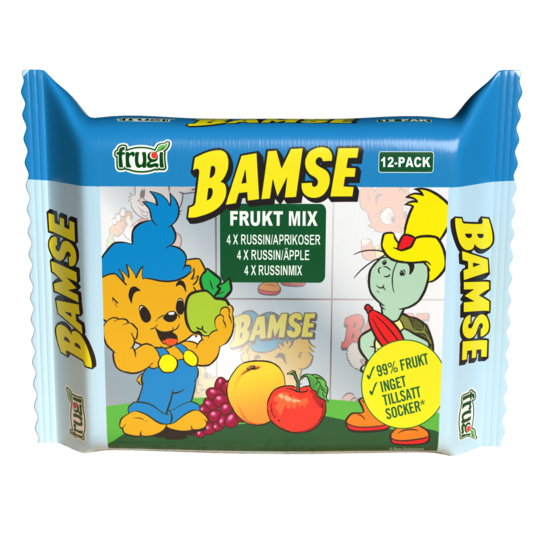 Bamse Fruktmix 12 x 14 g