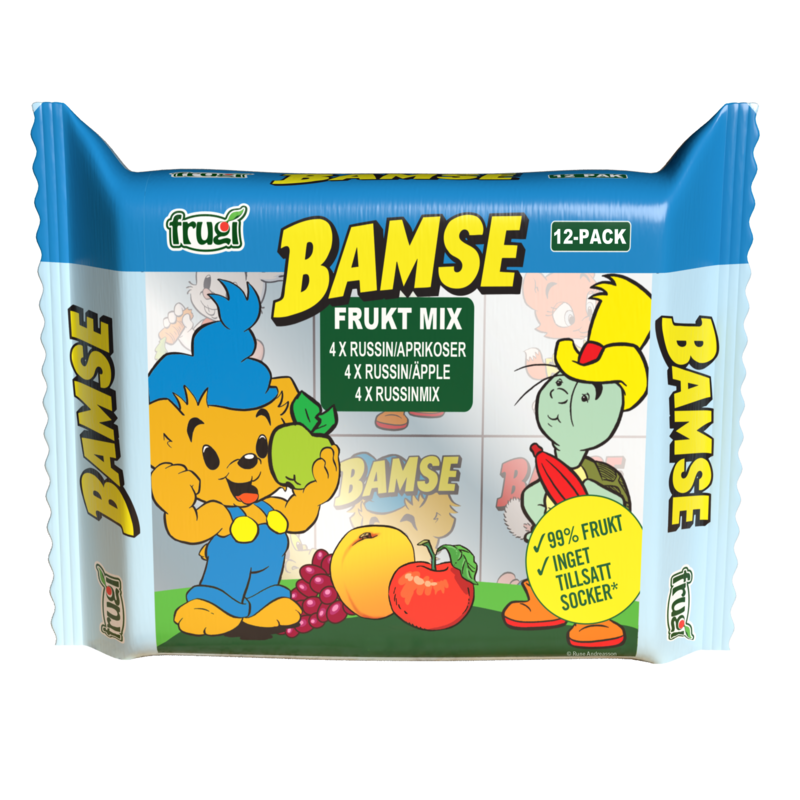 Bamse Fruktmix 12 x 14 g