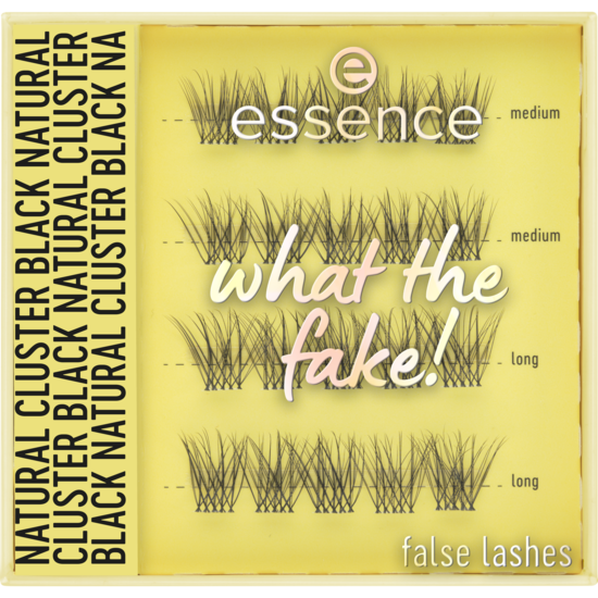 essence What the Fake! False Lashes 06 Natural Cluster Black 20 st