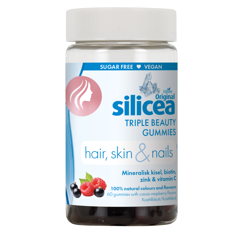Original Silicea Triple Beauty Gummies Hair, Skin and Nails 60 gummies