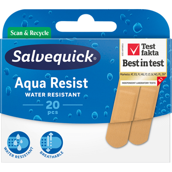 Salvequick Aqua Resist Medium plåster 20 st