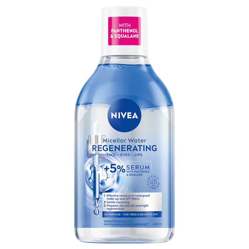 NIVEA Micellar Water Regenerating +5% Serum 400 ml