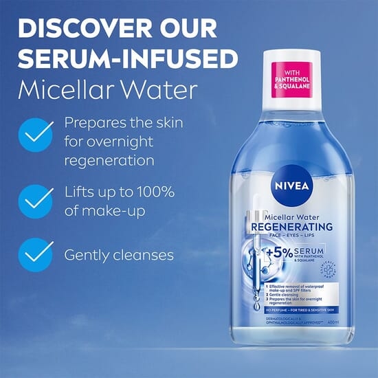 NIVEA Micellar Water Regenerating +5% Serum 400 ml