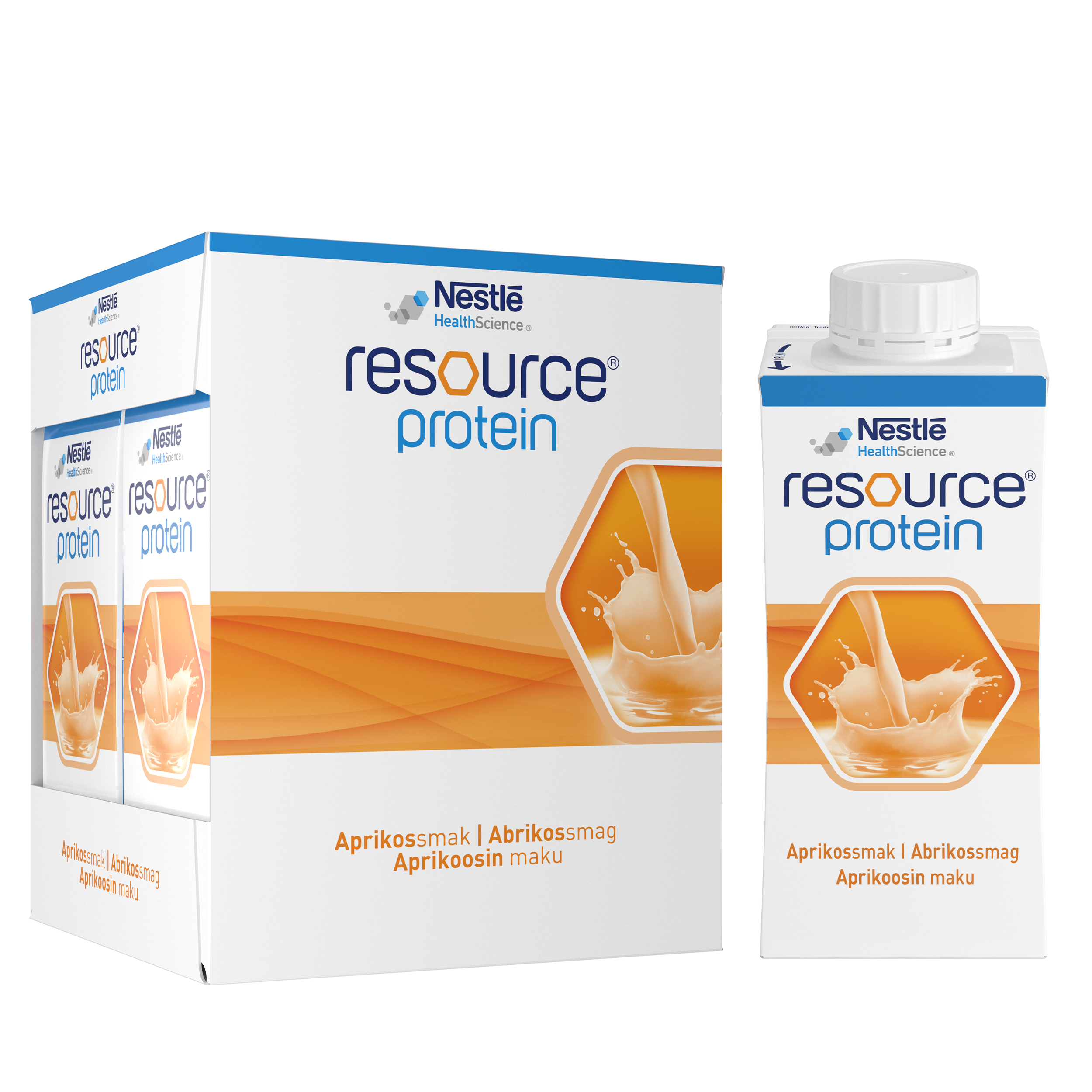 Resource Protein Aprikossmak 4 x 200 ml