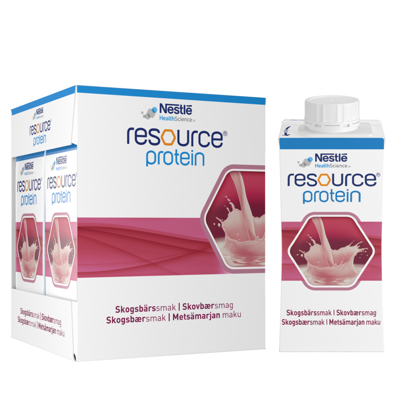 Resource Protein Skogsbärsmak 4 x 200 ml