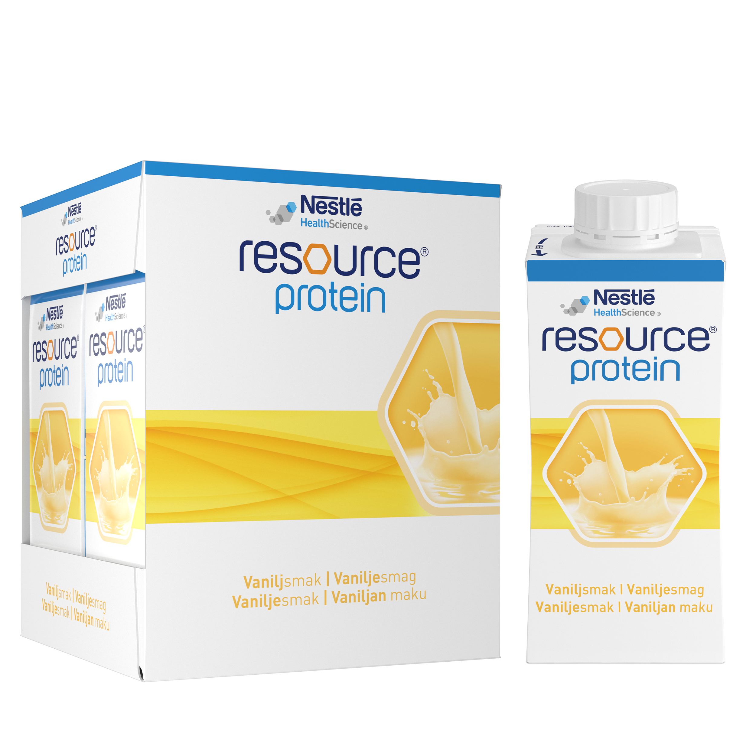 Resource Protein Vaniljsmak 4 x 200 ml