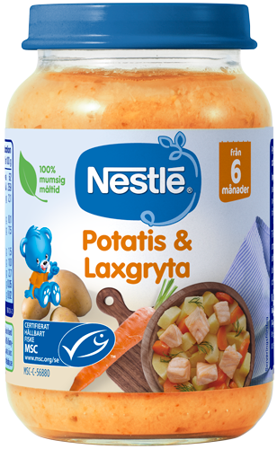 Nestlé Potatis & Laxgryta 6m 190 g