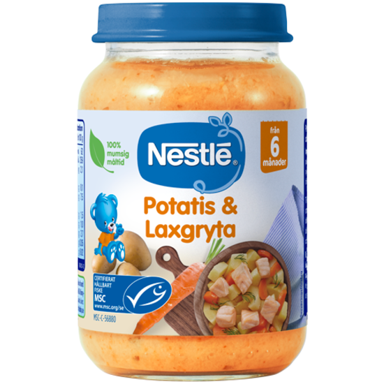 Nestlé Potatis & Laxgryta 6m 190 g