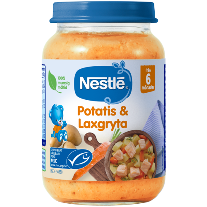 3 för 2 | Nestlé Potatis & Laxgryta 6m 190 g