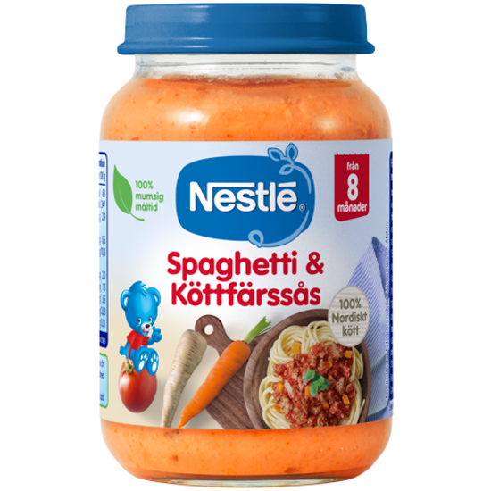 Nestlé Spagetti & Köttfärssås 8m 190 g