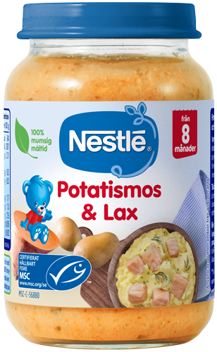 Nestlé Potatismos & Lax 8m 190 g