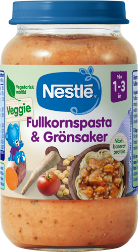 Nestlé Fullkornspasta & Grönsaker 1-3 år 220 g