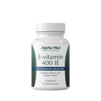 Alpha Plus E-vitamin 400 IE 60 kapslar