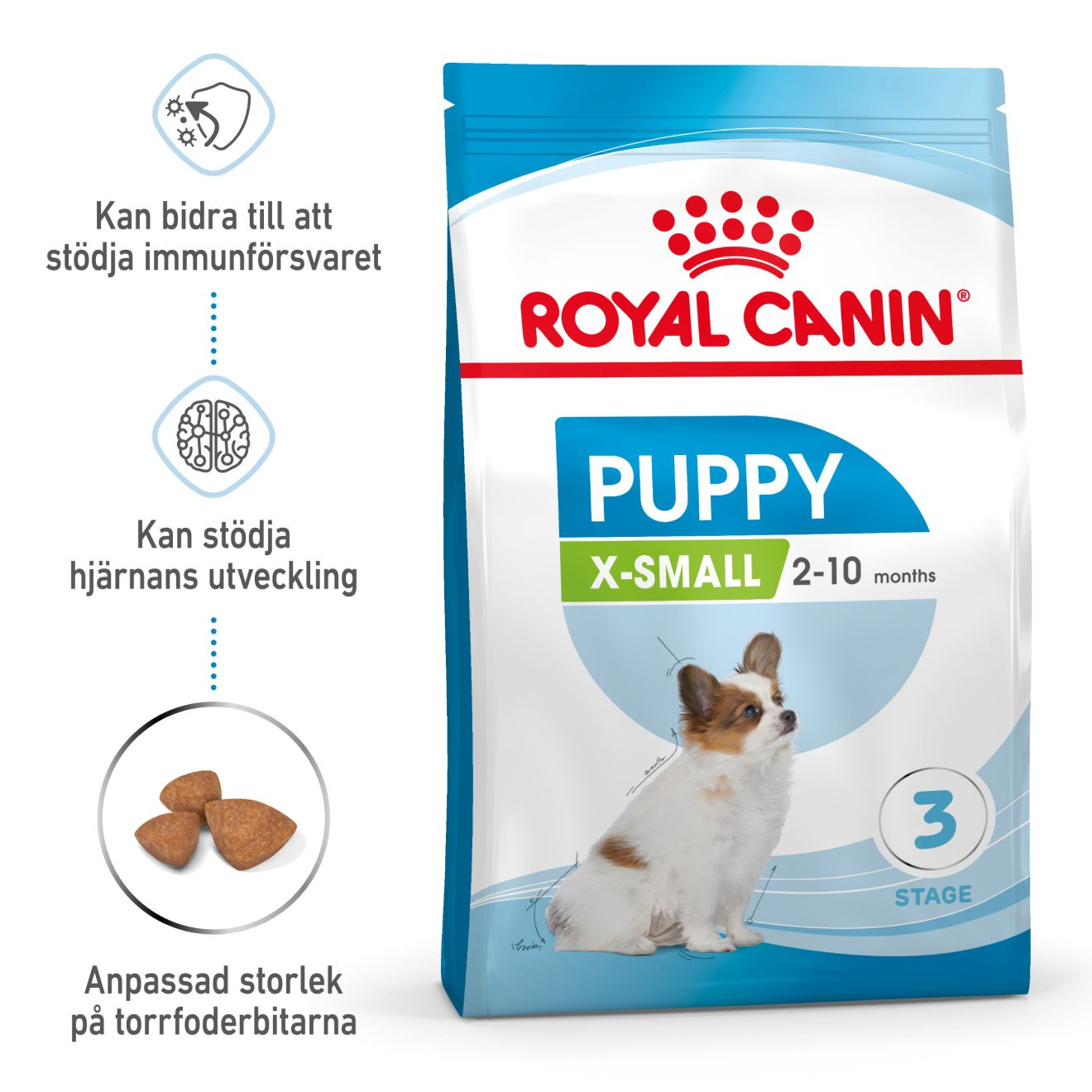 Royal Canin X-Small Puppy Torrfoder för Hundvalp 3 kg