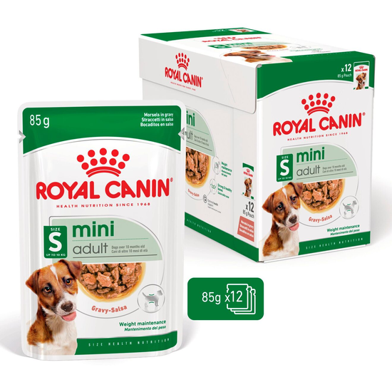 Royal Canin Mini Adult Gravy Våtfoder för Hund 1,02 kg