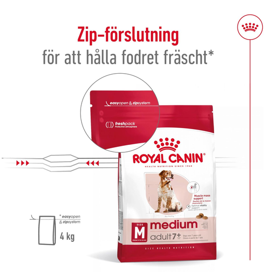 Royal Canin Medium Adult 7+ Torrfoder för Hund 15 kg