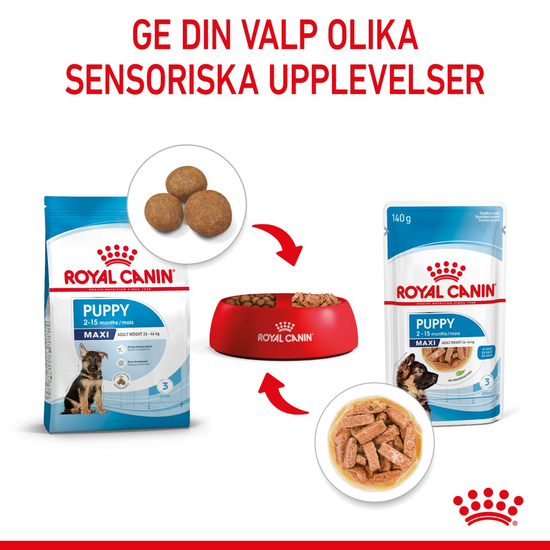 Royal Canin Maxi Puppy Gravy Våtfoder för Hundvalp 1,4 kg