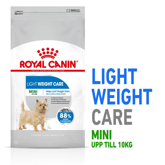 Royal Canin Light Weight Care Mini Adult Torrfoder för Hund 8 kg