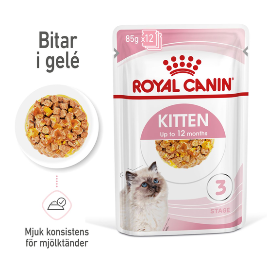 Royal Canin Kitten Jelly Våtfoder för Kattunge 1,02 kg