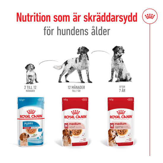 Royal Canin Medium Adult Gravy Våtfoder för Hund 1,4 kg