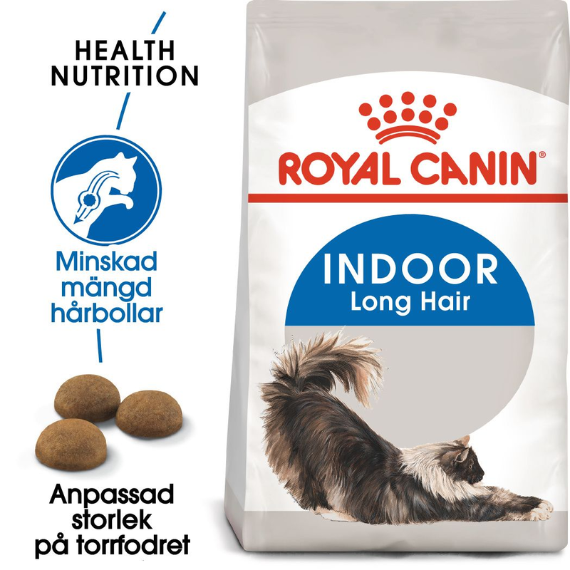 Royal Canin Indoor Long Hair Adult Torrfoder för Katt 10 kg