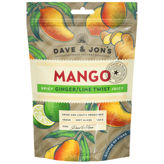 Dave & Jon´s Mango Ginger/Lime 100 g