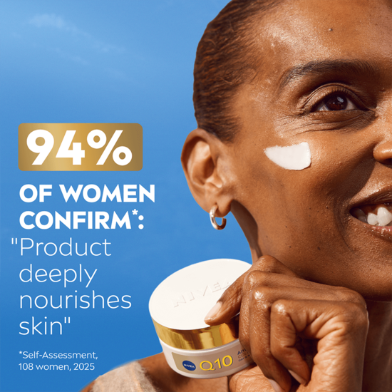 NIVEA Ansiktskräm Q10 Anti-Wrinkle Collagen Expert Day & Night Facial Butter 50 ml