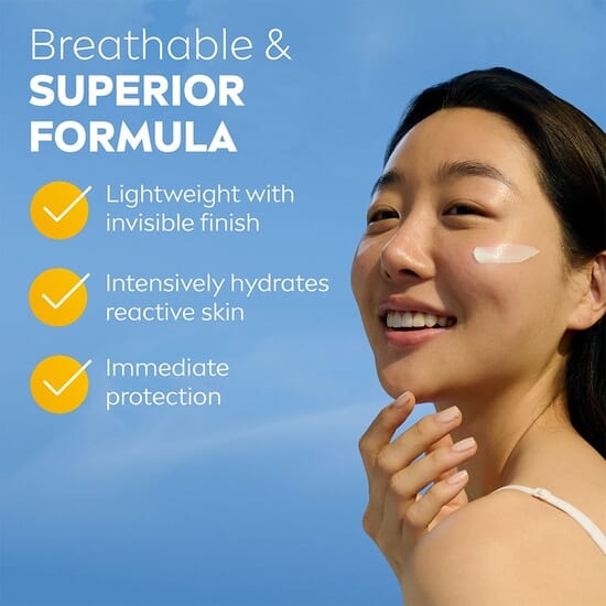 NIVEA SUN Solskydd Ansikte UV Face Sensitive SPF50+ 40 ml