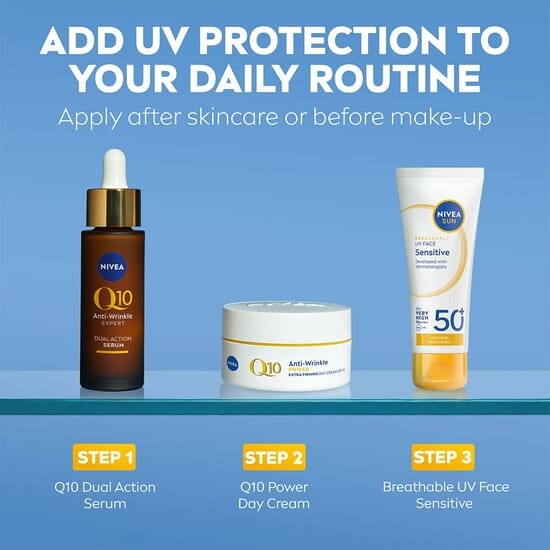 NIVEA SUN Solskydd Ansikte UV Face Sensitive SPF50+ 40 ml