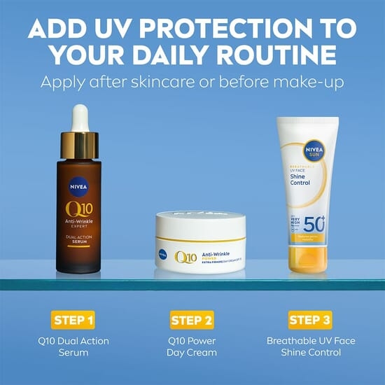 NIVEA SUN Solskydd ansikte UV Face Shine Control SPF50+ 40 ml