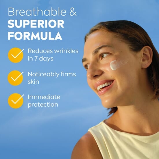 NIVEA SUN Solskydd ansikte UV Face Anti-Age Q10 SPF50+ 40 ml