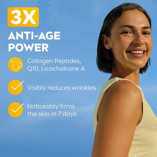 NIVEA SUN Solskydd ansikte UV Face Anti-Age Q10 SPF50+ 40 ml