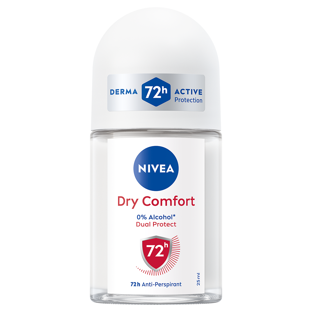 NIVEA Antiperspirant Roll On Mini Dry Comfort Deo 25 ml