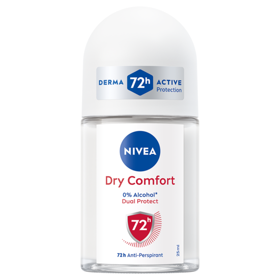 NIVEA Antiperspirant Roll On Mini Dry Comfort Deo 25 ml