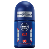 NIVEA MEN Antiperspirant Roll On Mini Dry Impact Deo 25 ml