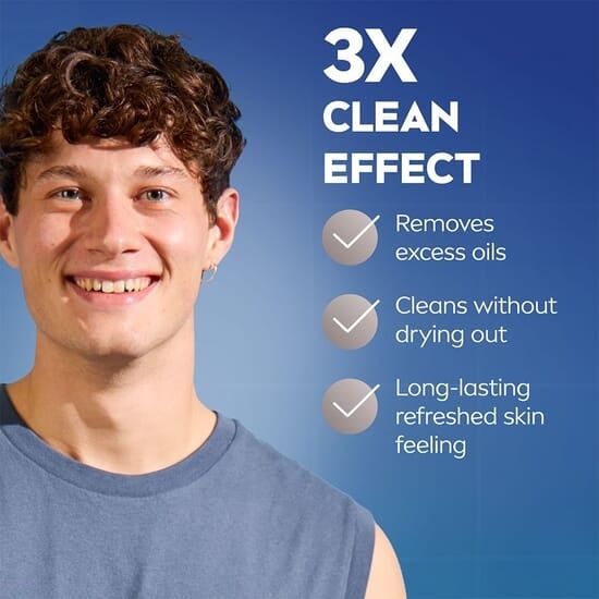 NIVEA MEN Protect & Care Deep Cleaning Face Wash 100 ml