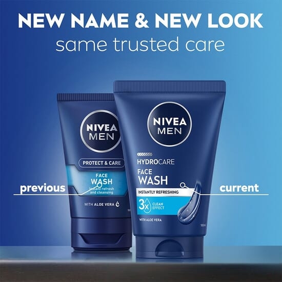 NIVEA MEN Protect & Care Deep Cleaning Face Wash 100 ml
